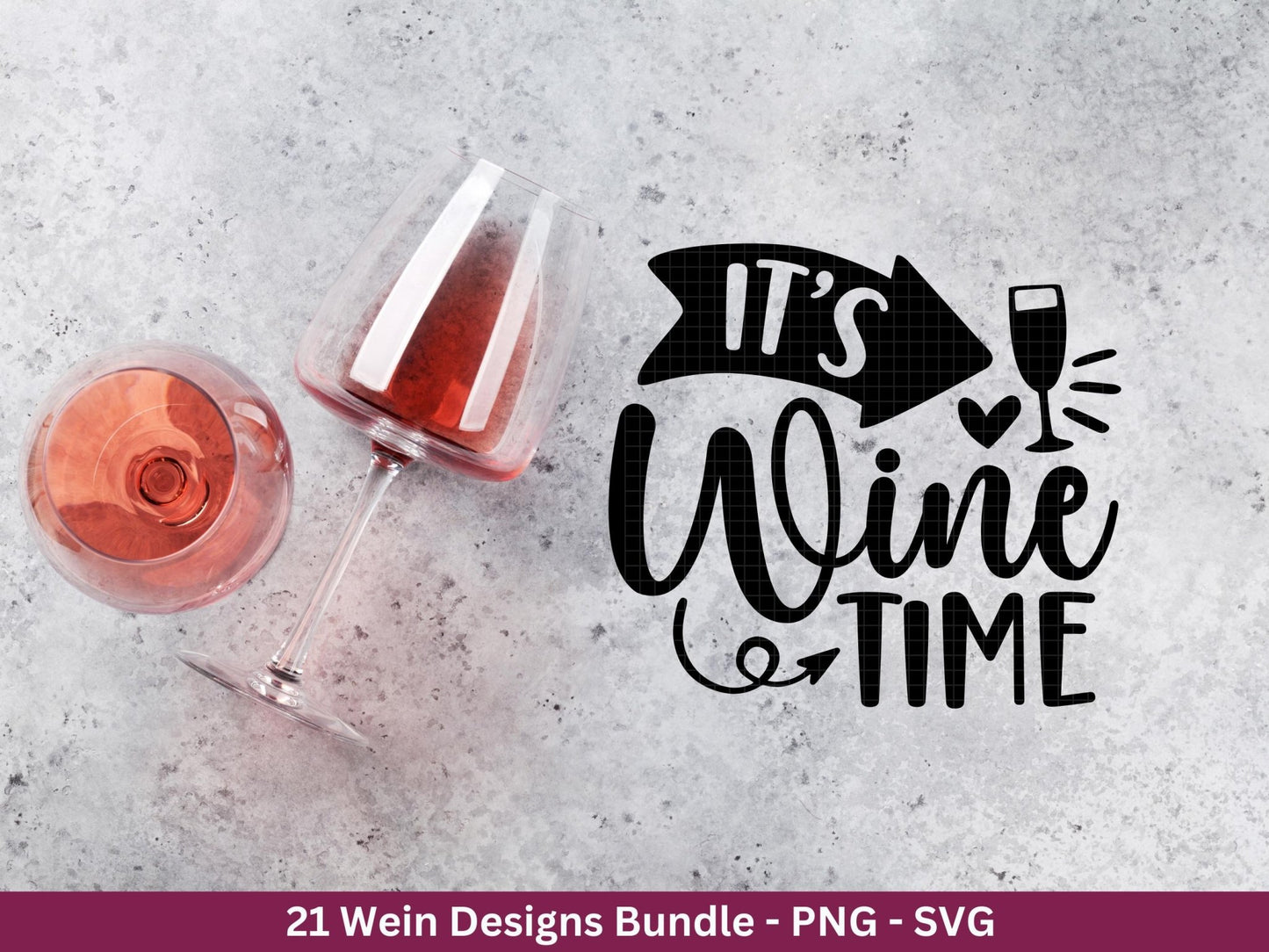 Deutsche Plotterdatei Wein Sprüche Bundle - Wein svg - Wein Sprüche Svg - Cricut Svg - Wine o clock - Alkohol svg - Untersetzer Sprüche - EmidaDesign