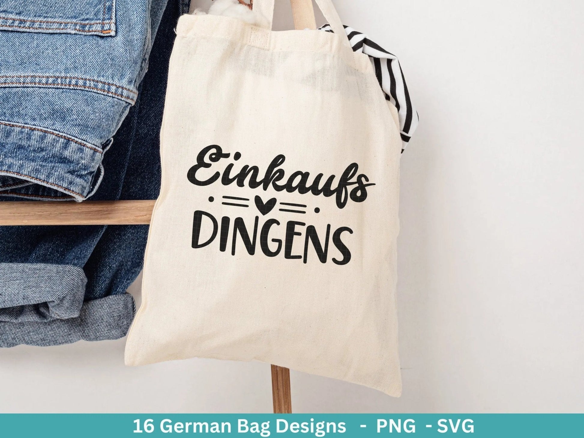 Deutsche Sprüche für Beutel Plotterdatei - Taschensprüche Bundle svg - Jutetasche plotten svg - Cricut Silhouette - Eine von den Juten