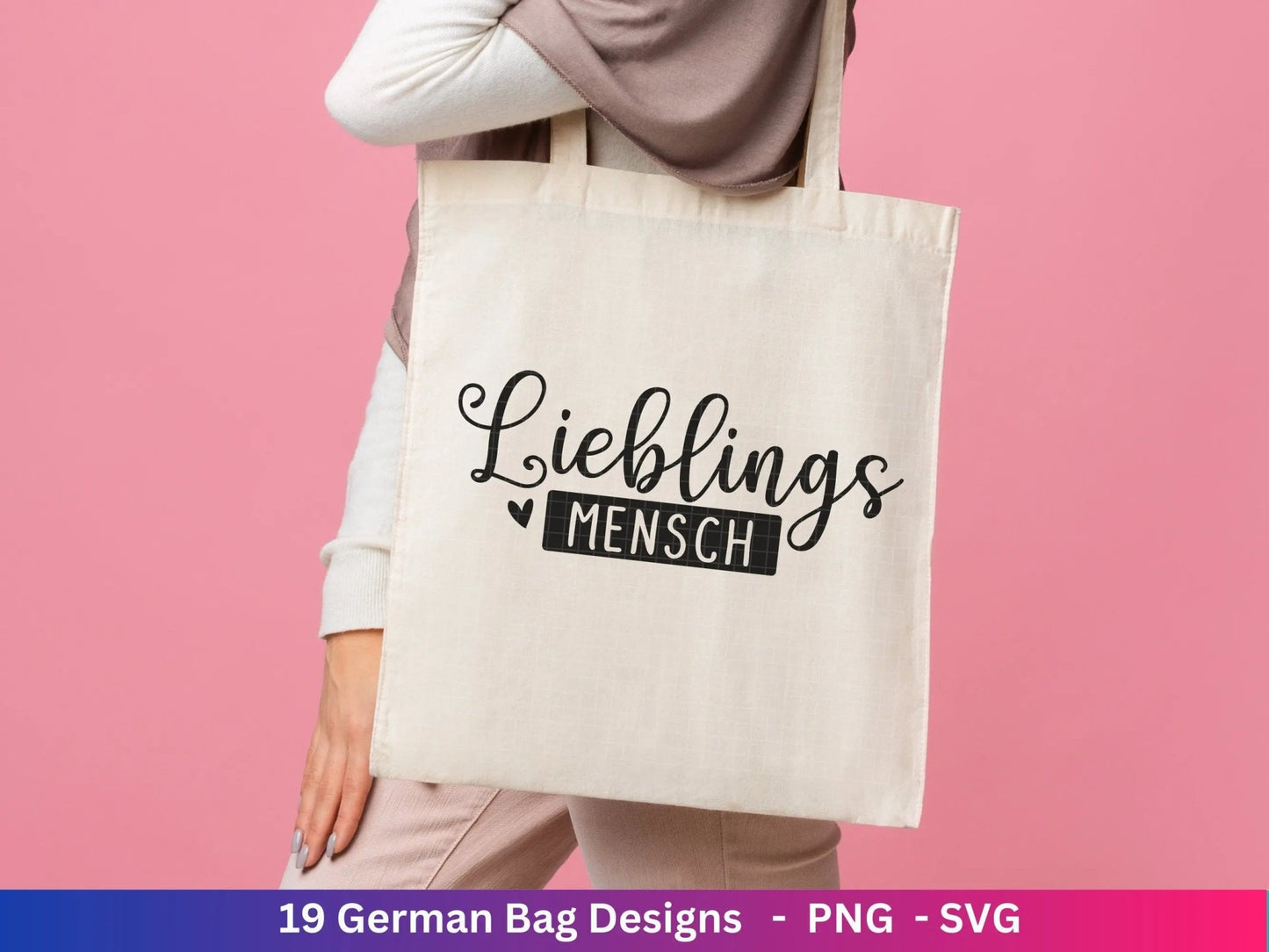 Deutsche Sprüche für Beutel Plotterdatei - Taschensprüche Bundle svg - Jutetasche plotten svg - Cricut Silhouette - Eine von den Juten