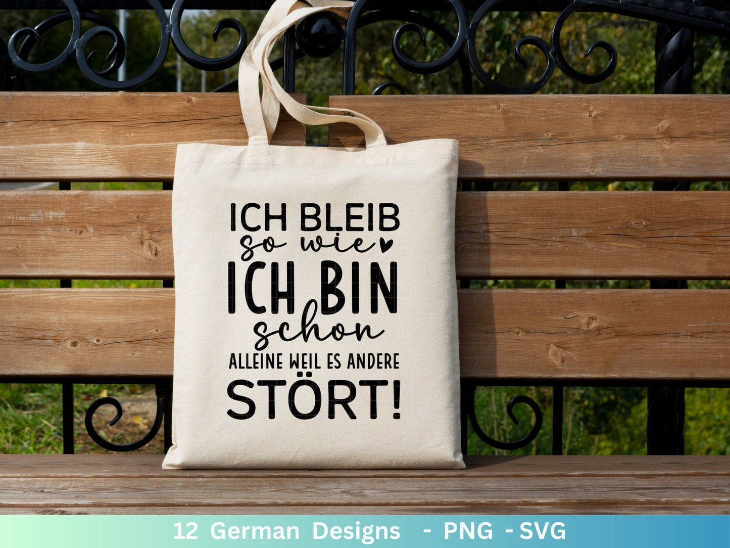 Deutsche Sprüche für Beutel Plotterdatei - Taschensprüche Bundle svg - Jutetasche plotten svg - Cricut Silhouette - Eine von den Juten - EmidaDesign