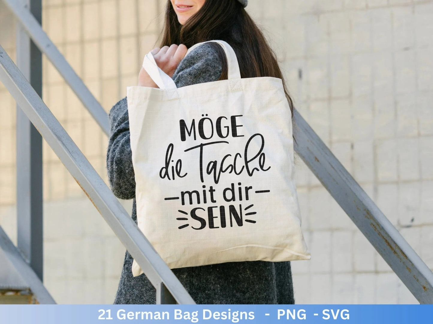 Deutsche Sprüche für Beutel Plotterdatei - Taschensprüche Bundle svg - Jutetasche plotten svg - Cricut Silhouette - Eine von den Juten