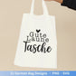 Deutsche Sprüche für Beutel Plotterdatei - Taschensprüche Bundle svg - Jutetasche plotten svg - Cricut Silhouette - Eine von den Juten