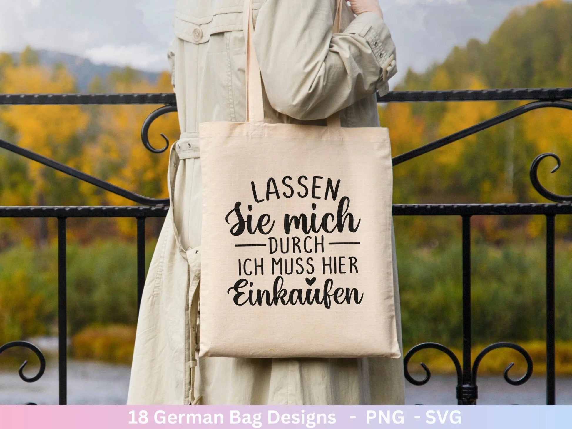 Deutsche Sprüche für Beutel Plotterdatei - Taschensprüche Bundle svg - Jutetasche plotten svg - Cricut Silhouette - Eine von den Juten