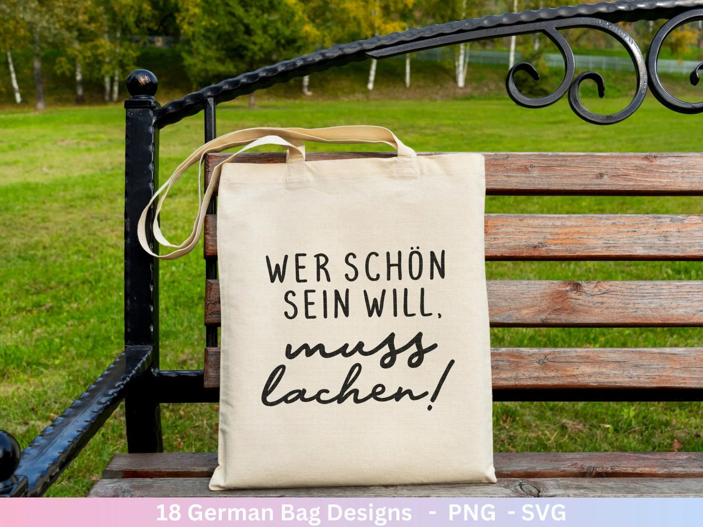 Deutsche Sprüche für Beutel Plotterdatei - Taschensprüche Bundle svg - Jutetasche plotten svg - Cricut Silhouette - Eine von den Juten