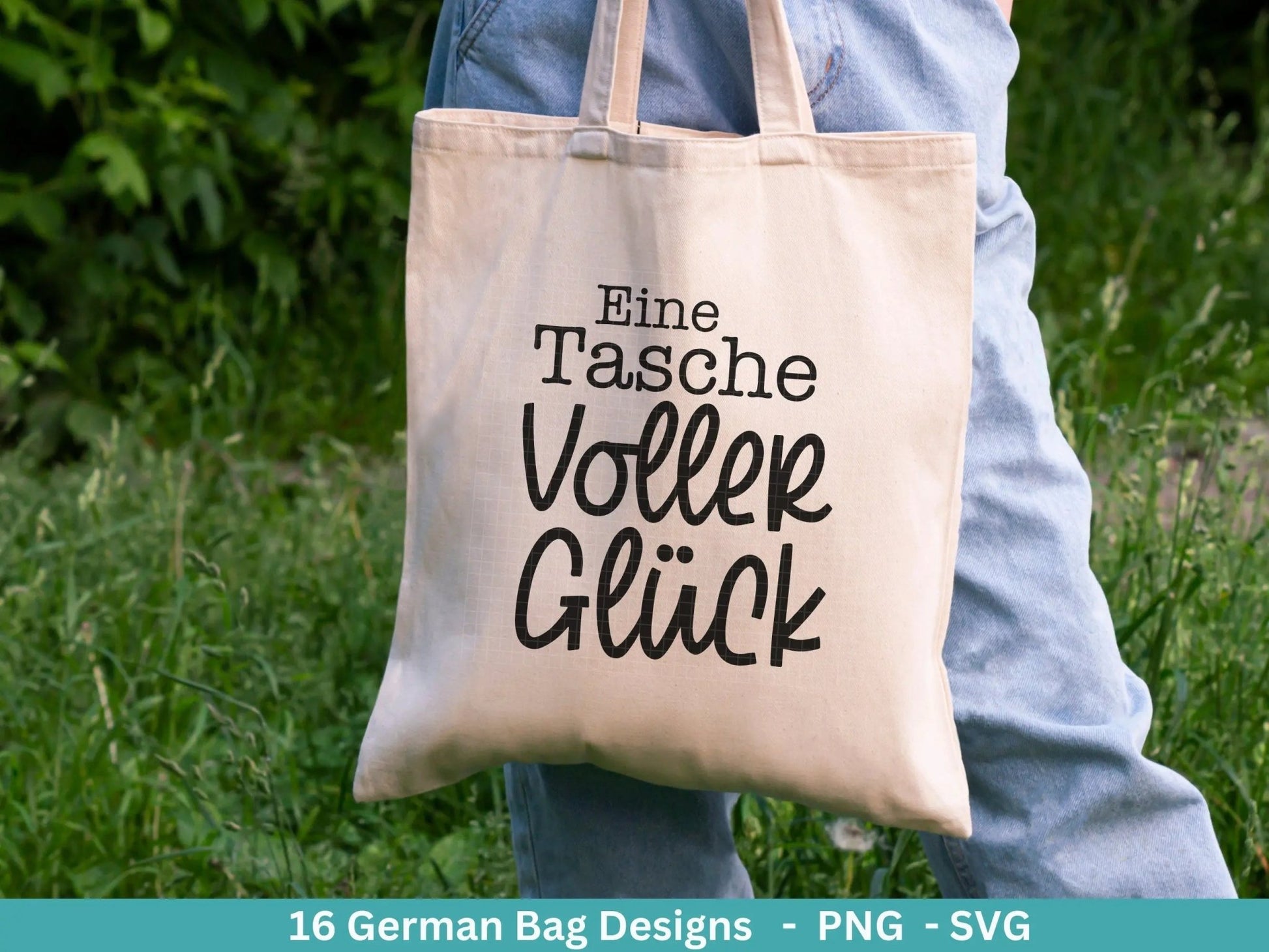 Deutsche Sprüche für Beutel Plotterdatei - Taschensprüche Bundle svg - Jutetasche plotten svg - Cricut Silhouette - Eine von den Juten