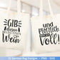 Deutsche Sprüche für Beutel Plotterdatei - Taschensprüche Bundle svg - Jutetasche plotten svg - Cricut Silhouette - Eine von den Juten