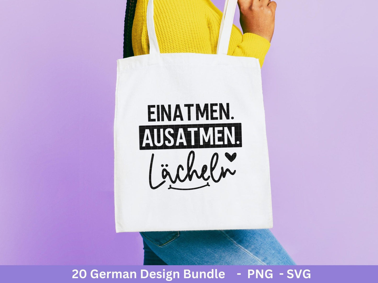 Deutsche Sprüche für Beutel Plotterdatei - Taschensprüche Bundle svg - Jutetasche plotten svg - Cricut Svg - Lustige Sprüche Svg - Geschenk - EmidaDesign