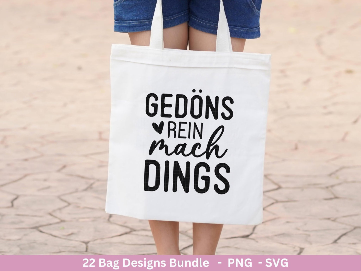 Deutsche Sprüche für Beutel Plotterdatei - Taschensprüche svg - Jutetasche plotten svg - Cricut Silhouette - Eine von den Juten - Geschenk - EmidaDesign