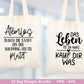 Deutsche Sprüche für Beutel Plotterdatei - Taschensprüche svg - Jutetasche plotten svg - Cricut Silhouette - Eine von den Juten - Geschenk - EmidaDesign