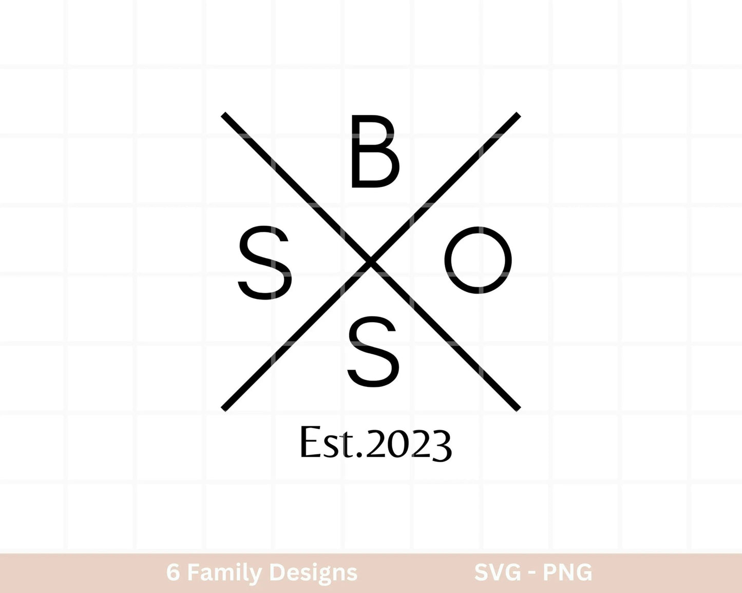 Familiennamen Plotterdatei - Papa svg - Mama svg - Mini svg - Cricut Silhouette Studio - Familienoutfit - Boss Shirt svg - Initialen png