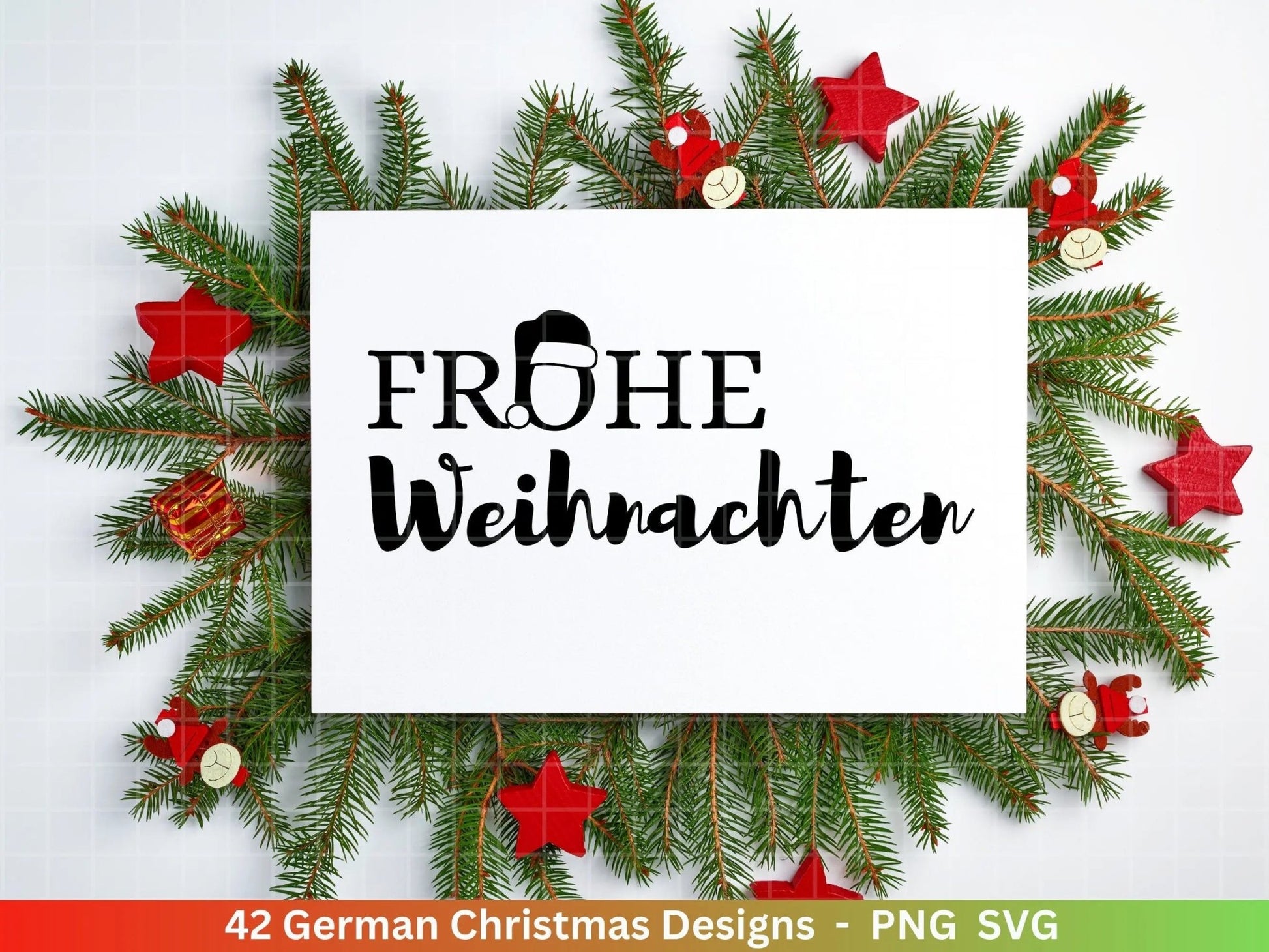 Frohe Weihnachten Plotterdatei Svg Png - Plotterdatei Weihnachten - Schriftzüge Weihnachten deutsch - Silhouette Cricut Download - Ho Ho Ho