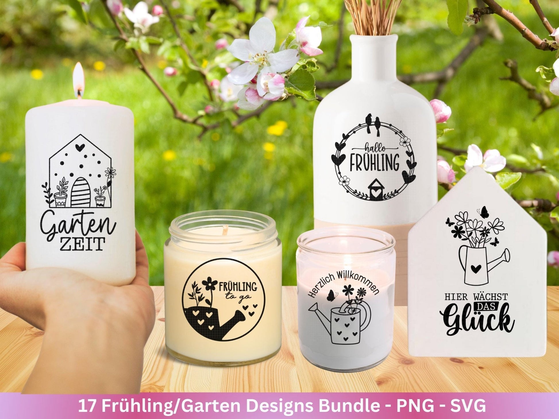 Frühling Plotterdatei - Garten Svg - Laserdatei Frühling - Cricut Svg - Ostern Svg - Frühling Svg - Schubkarre - Gartengeschenke - Home svg - EmidaDesign