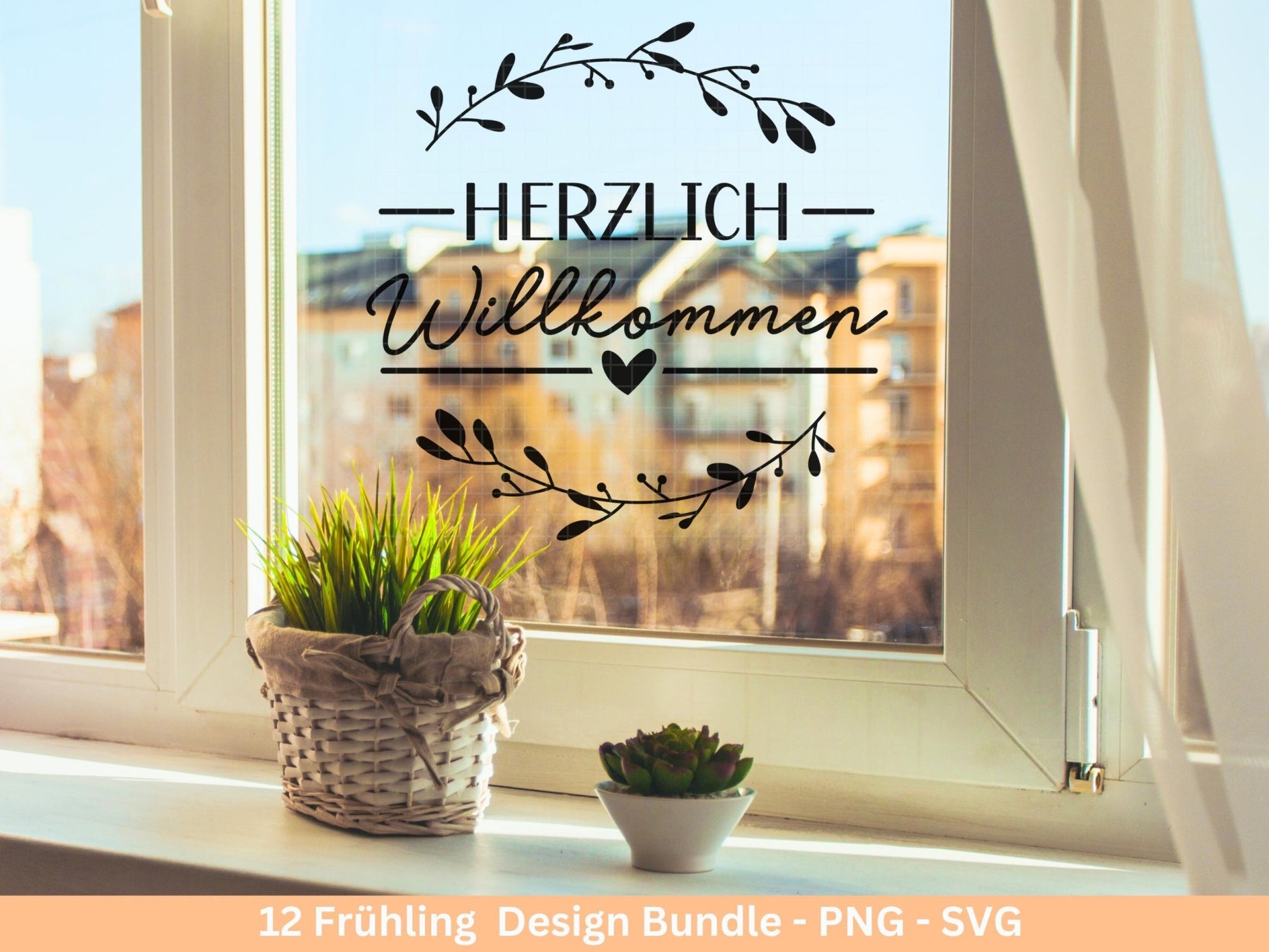 Frühling Plotterdatei - Hallo Frühling - Laserdatei Frühling - Cricut Svg - Ostern Svg - Frühling to go - Frühlings Bundle - Frühling Svg - EmidaDesign