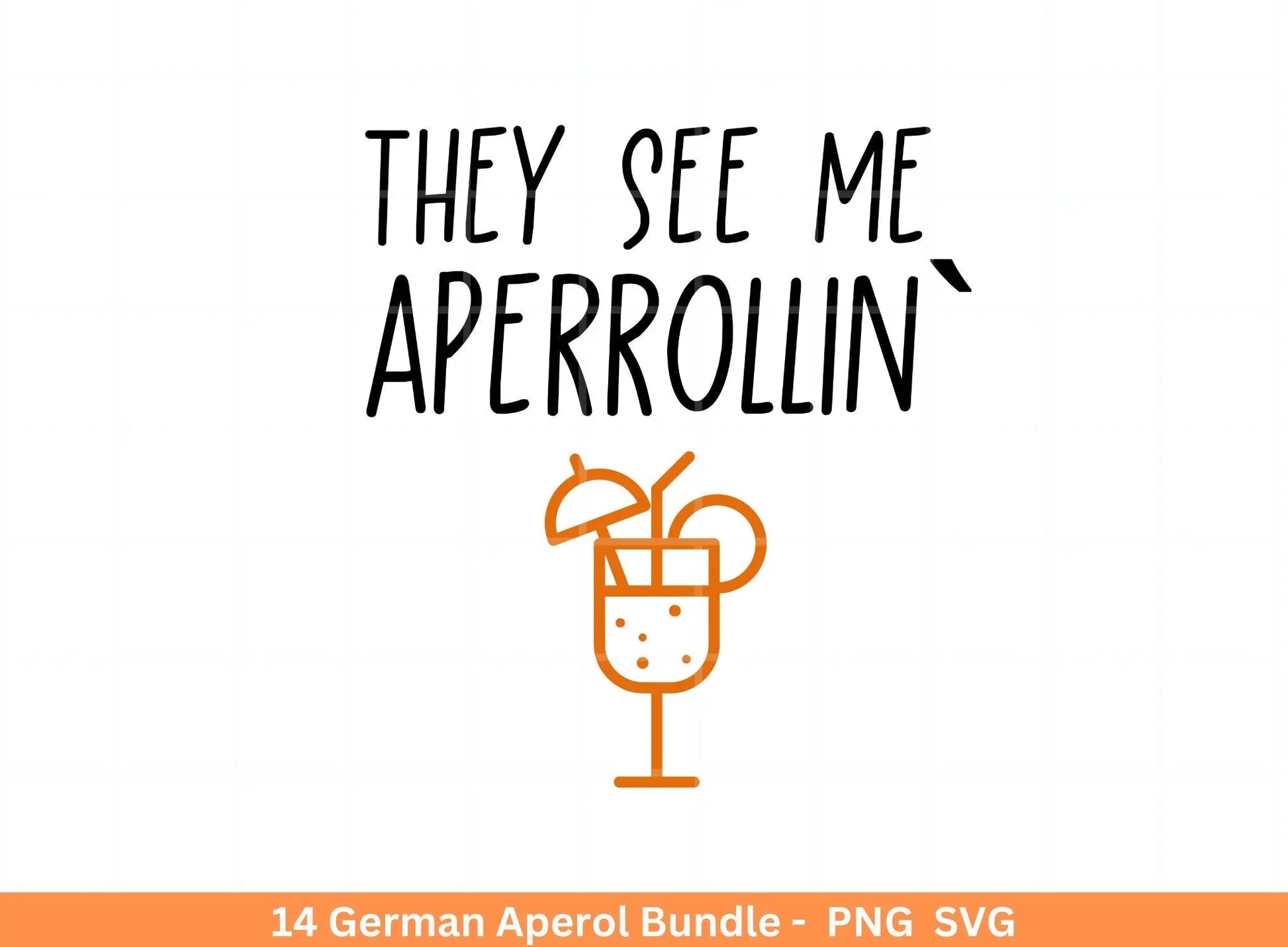 German Aperol svg png Bundle - Holy Aperoli svg - Aperol Spritztour svg - Cricut Silhouette Studio Plotterdatei SVG - Digital - Shirt svg