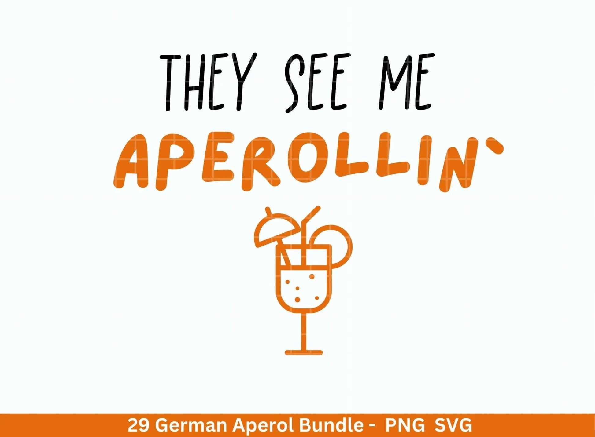 German Aperol svg png Bundle - Holy Aperoli svg - Aperol Spritztour svg - Cricut Silhouette Studio Plotterdatei SVG - Digital - Shirt svg