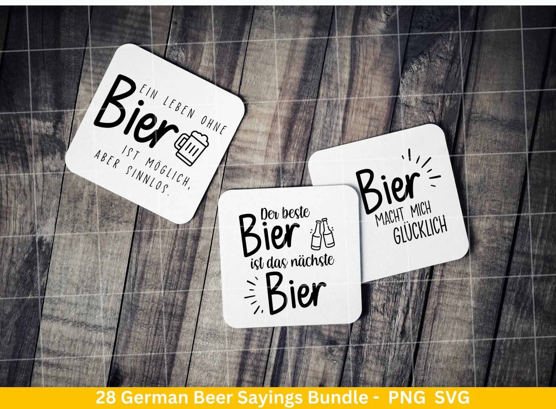 German Bier Sprüche svg png Bundle - Alkohol svg - drinks svg - Cricut Silhouette Studio Plotterdatei SVG - deutsche Sprüche svg - Bier svg