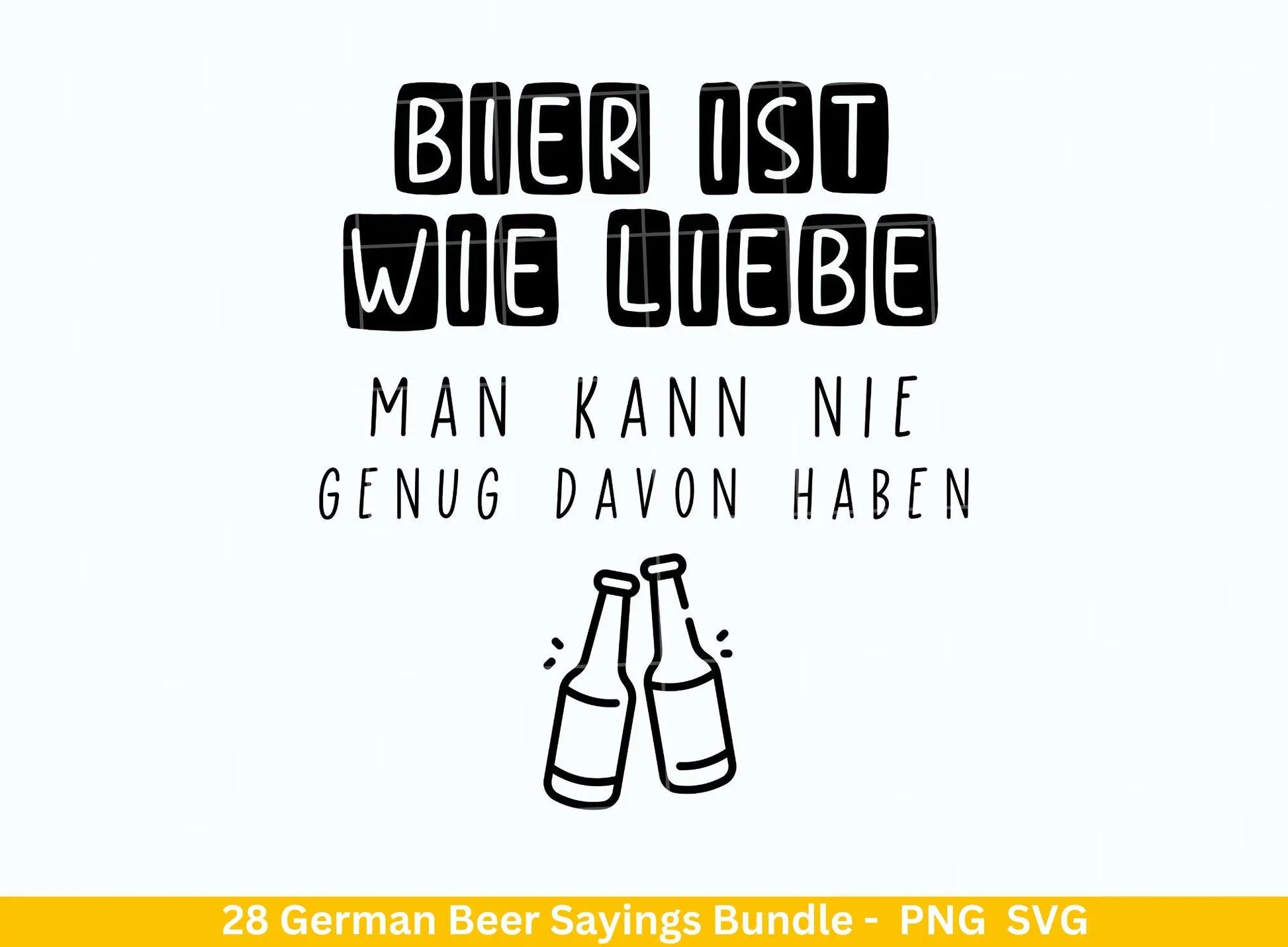 German Bier Sprüche svg png Bundle - Alkohol svg - drinks svg - Cricut Silhouette Studio Plotterdatei SVG - deutsche Sprüche svg - Bier svg