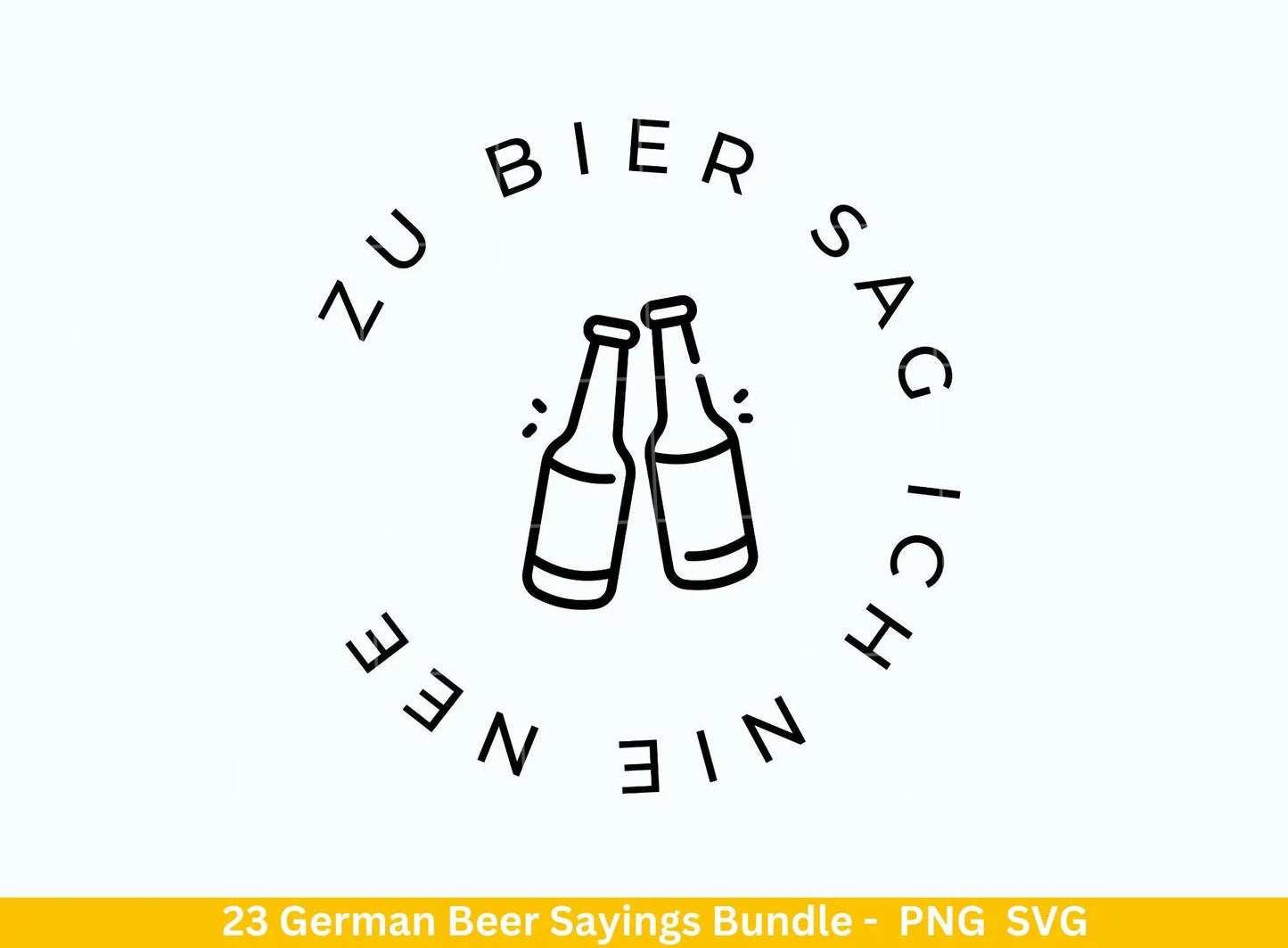 German Bier Sprüche svg png Bundle - Alkohol svg - drinks svg - Cricut Silhouette Studio Plotterdatei SVG - deutsche Sprüche svg - Bier svg