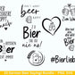 German Bier Sprüche svg png Bundle - Alkohol svg - drinks svg - Cricut Silhouette Studio Plotterdatei SVG - deutsche Sprüche svg - Bier svg