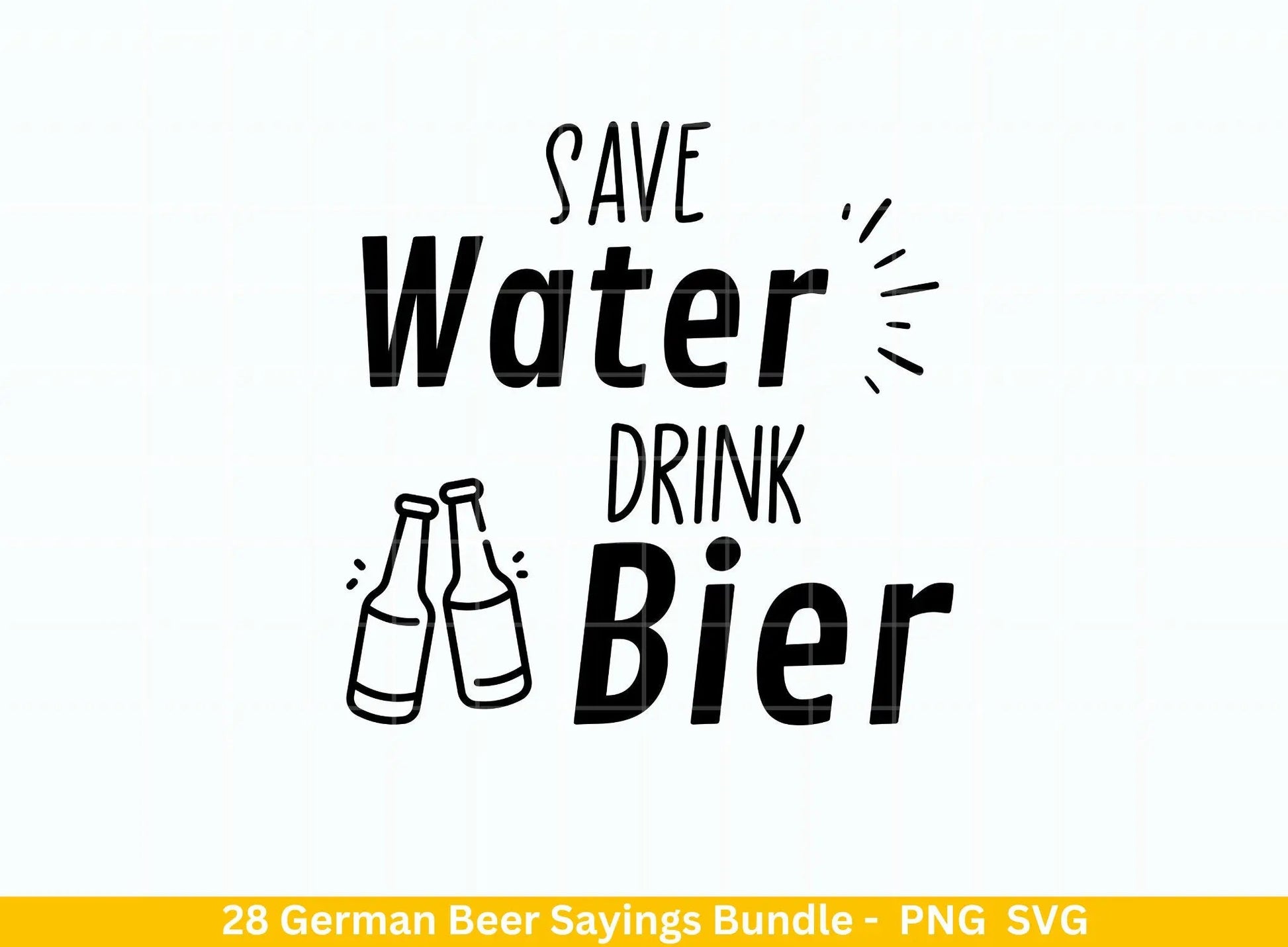 German Bier Sprüche svg png Bundle - Alkohol svg - drinks svg - Cricut Silhouette Studio Plotterdatei SVG - deutsche Sprüche svg - Bier svg