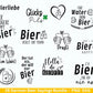 German Bier Sprüche svg png Bundle - Alkohol svg - drinks svg - Cricut Silhouette Studio Plotterdatei SVG - deutsche Sprüche svg - Bier svg