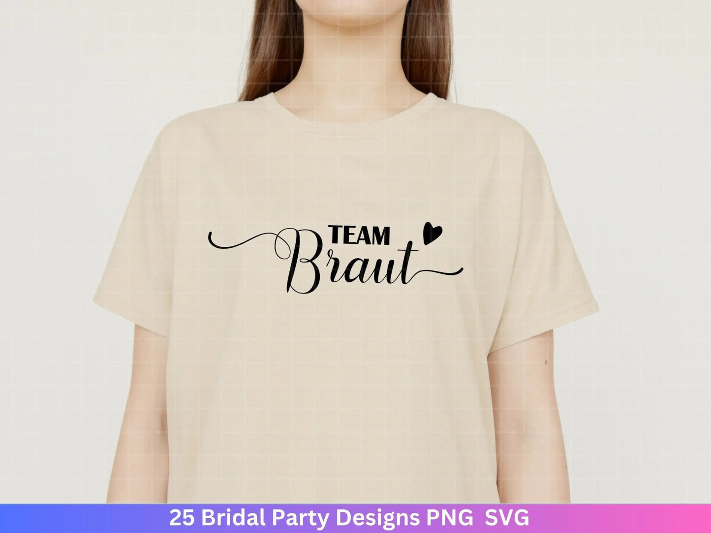 German Bride SVG Bundle - Hochzeit Party - Brautjungfer - JGA - Verlobungsfeier- Cricut Silhouette Studio Plotterdatei SVG - Bride Shirts