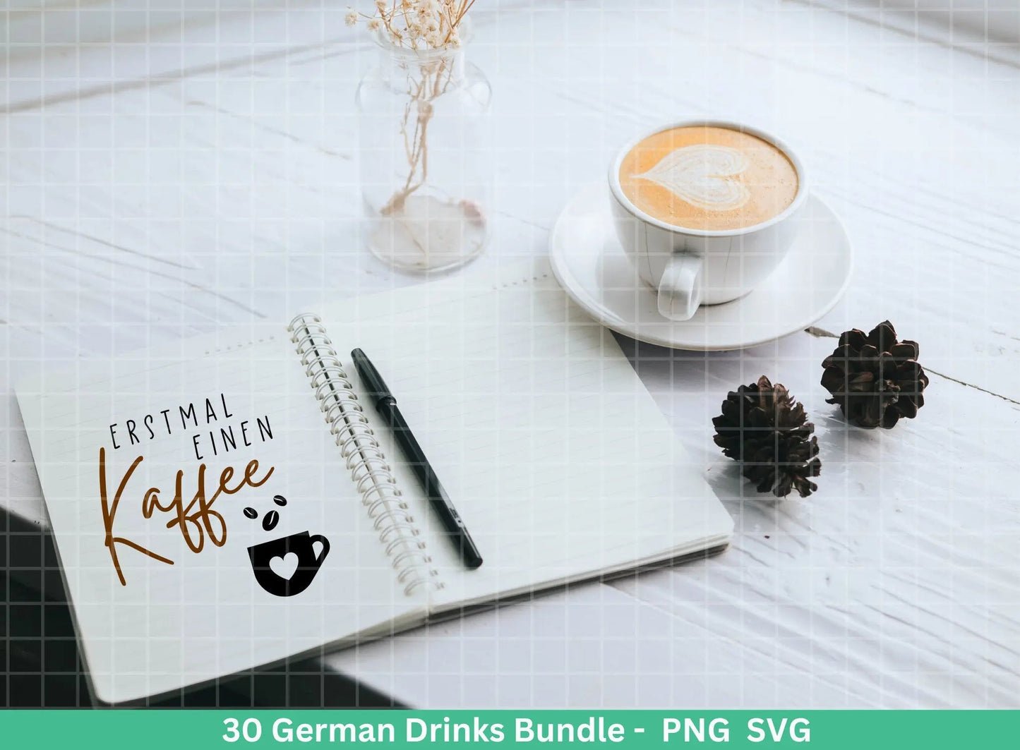 German drinks svg png Bundle - Alkohol svg - Lillet svg - Cricut Silhouette Studio Plotterdatei SVG - Coffee svg - deutsche Sprüche svg