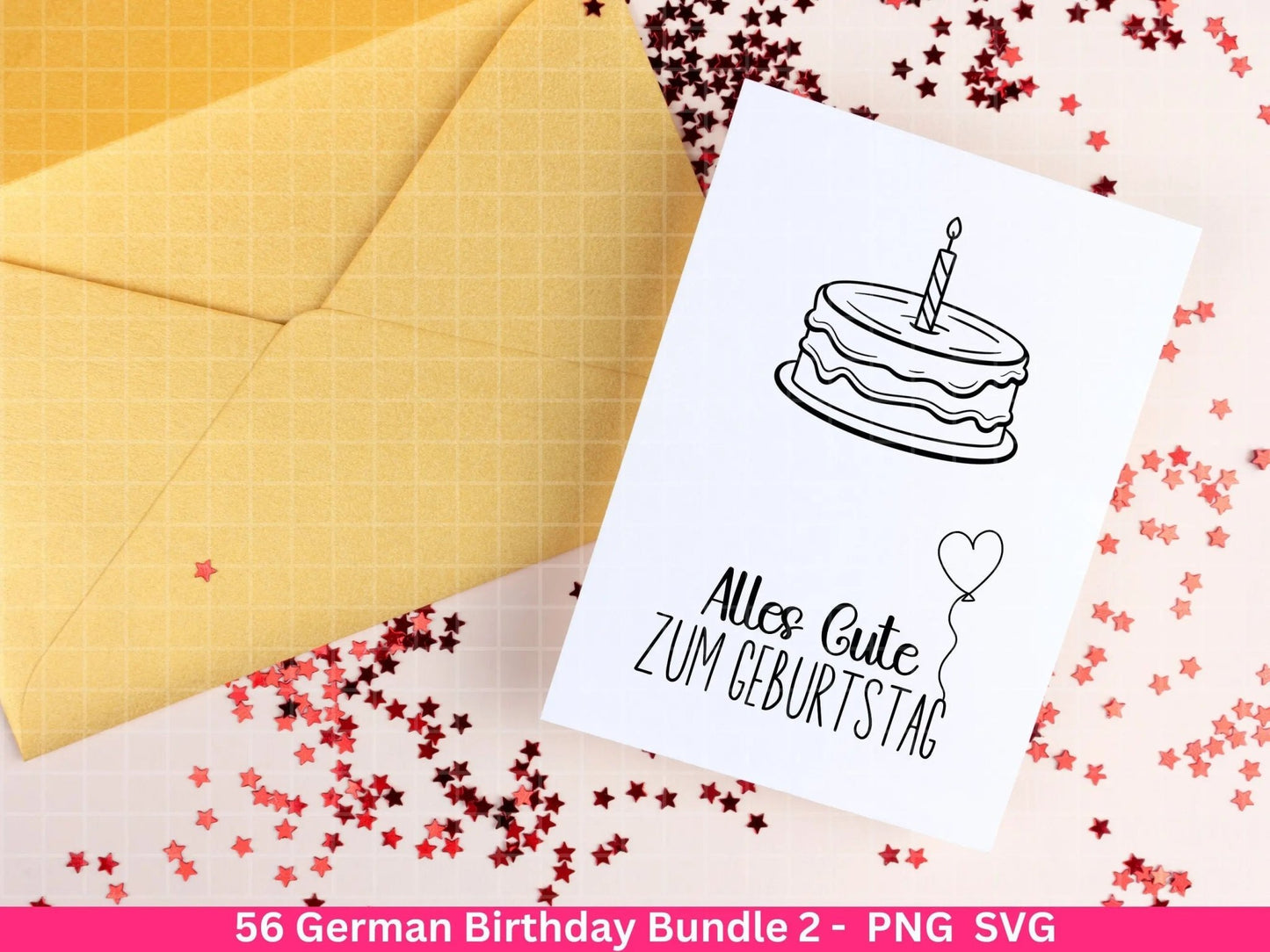 German Geburtstag Plotterdatei Bundle svg - Geburtstagssprüche deutsch - Geburtstag Cricut Silhouette - Geburtstag Schriftzüge - Digistamp