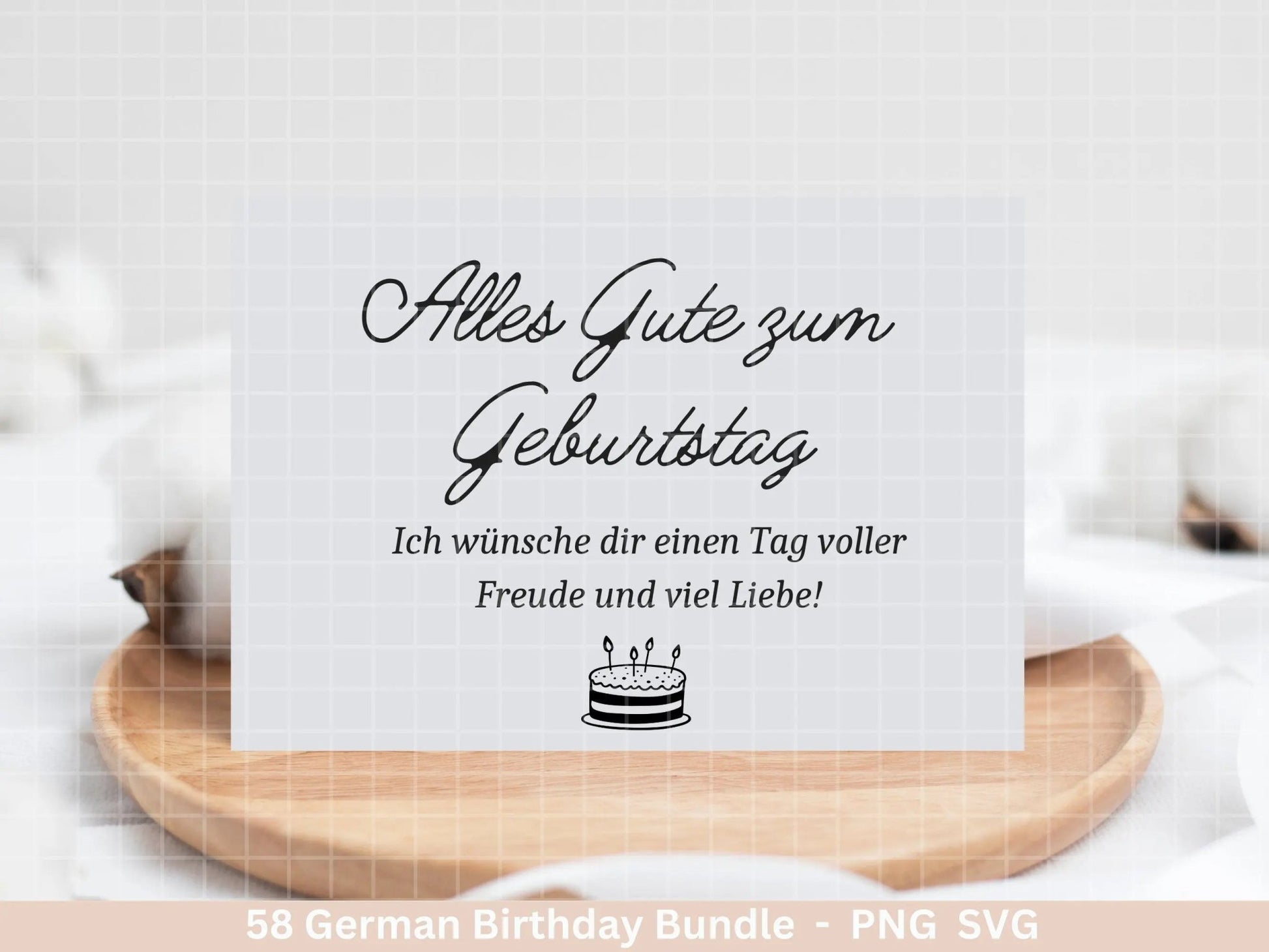 German Geburtstag Plotterdatei Bundle svg - Geburtstagssprüche deutsch - Geburtstag Cricut Silhouette - Geburtstag Schriftzüge - Digistamp