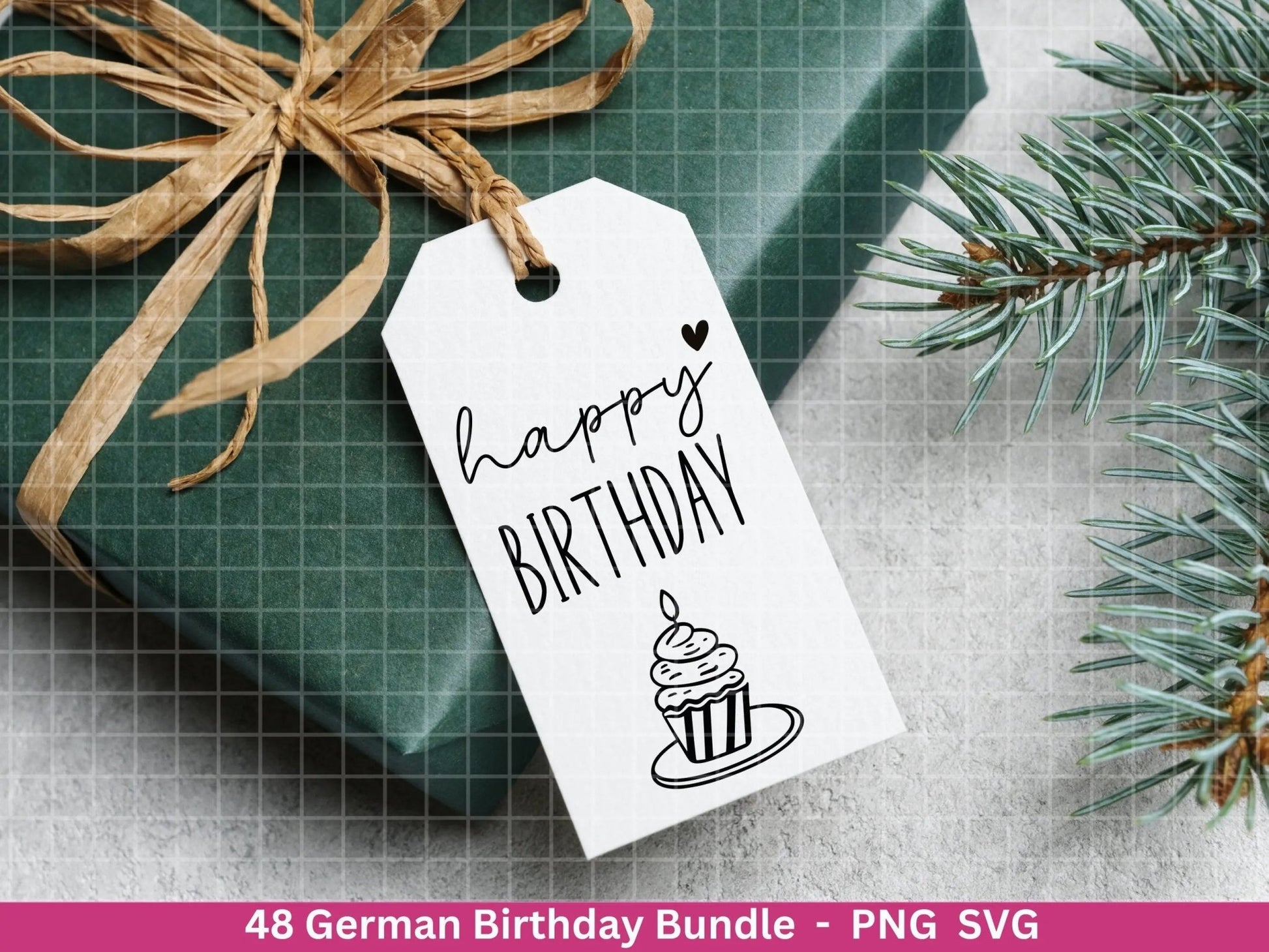 German Geburtstag Plotterdatei Bundle svg - Geburtstagssprüche deutsch - Geburtstag Cricut Silhouette - Geburtstag Schriftzüge - Digistamp