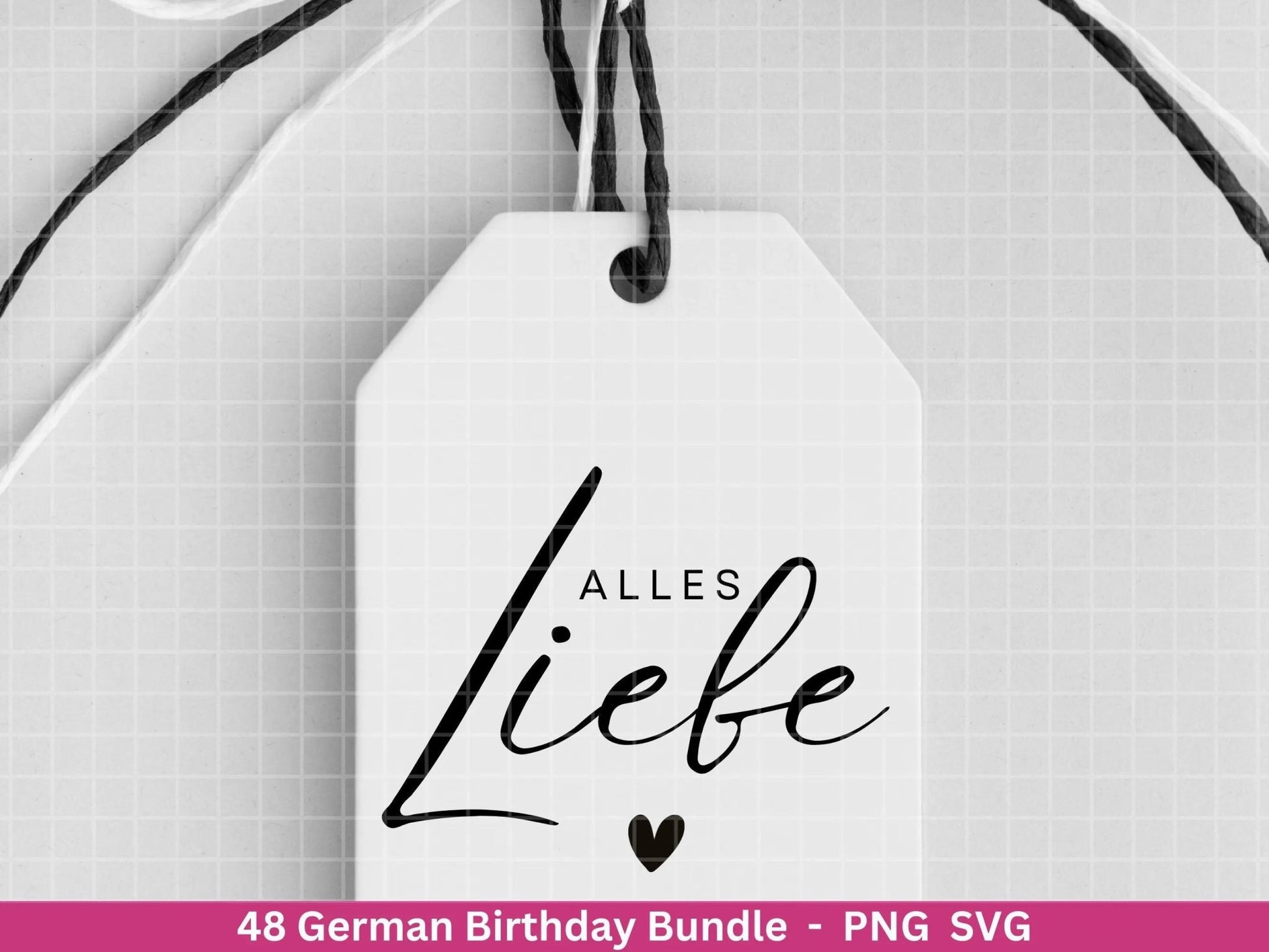 German Geburtstag Plotterdatei Bundle svg - Geburtstagssprüche deutsch - Geburtstag Cricut Silhouette - Geburtstag Schriftzüge - Digistamp