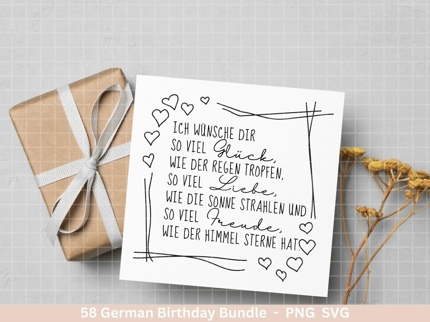 German Geburtstag Plotterdatei Bundle svg - Geburtstagssprüche deutsch - Geburtstag Cricut Silhouette - Geburtstag Schriftzüge - Digistamp