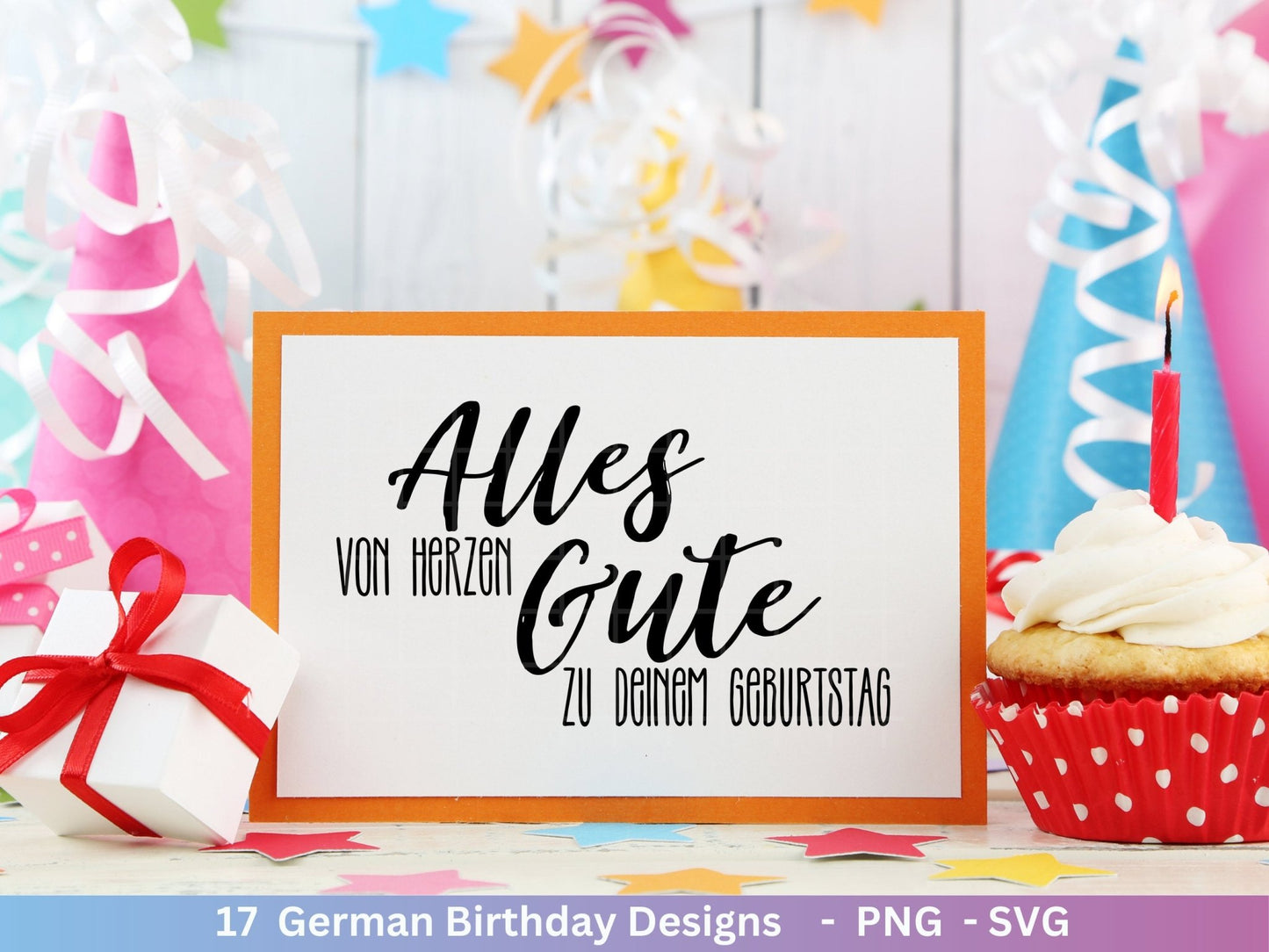 German Geburtstag Plotterdatei Bundle svg - Geburtstagssprüche deutsch - Geburtstag Cricut Silhouette - Geburtstag Schriftzüge - Digistamp - EmidaDesign