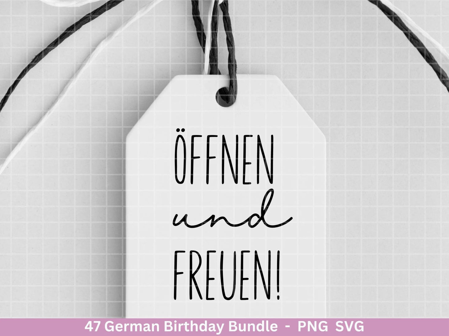 German Geburtstag Plotterdatei Bundle svg - Geburtstagssprüche deutsch - Geburtstag Cricut Silhouette - Geburtstag Schriftzüge - Digistamp