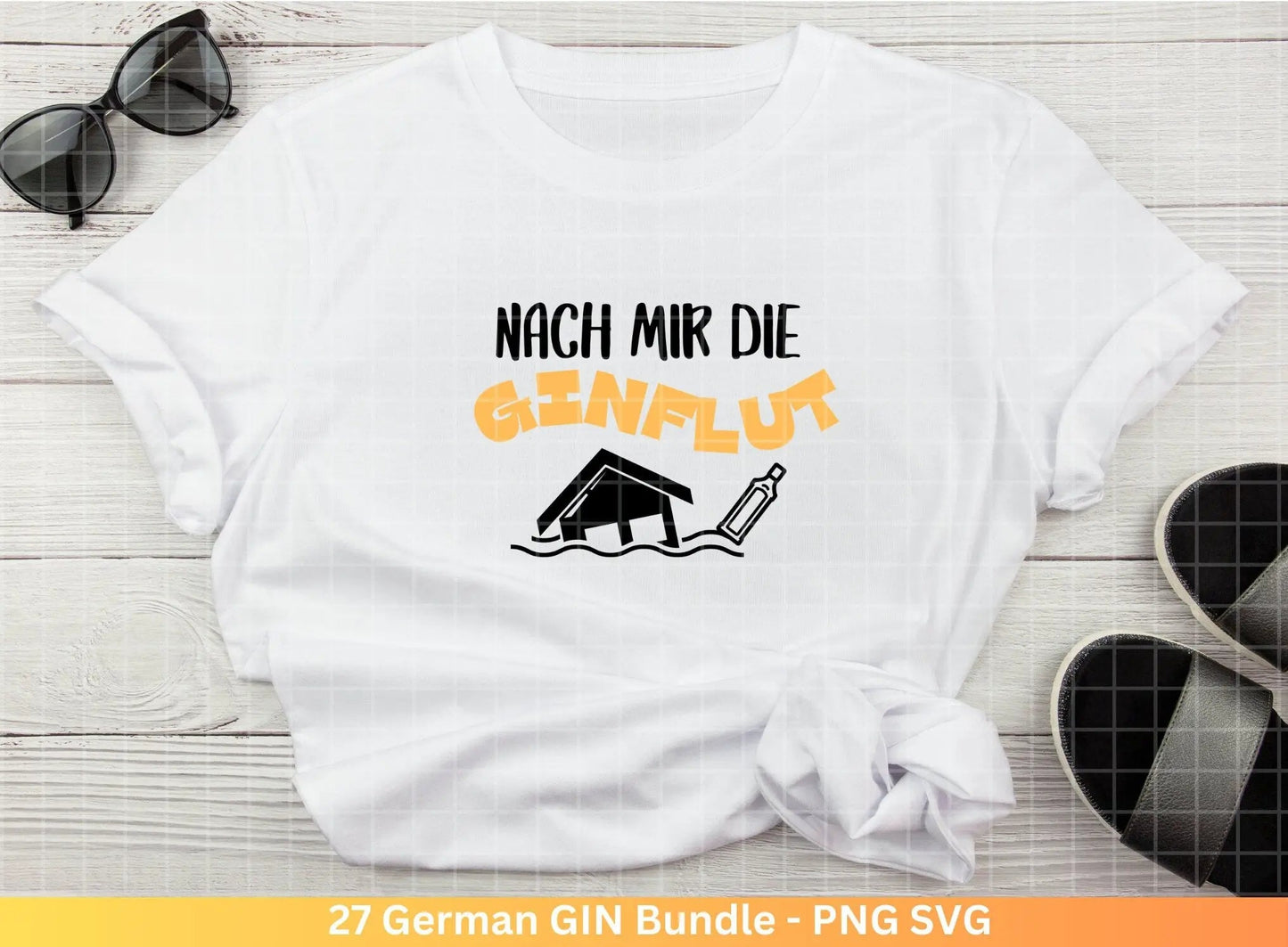 German Gin svg png Bundle - Ginsprüche svg - deutsche Sprüche svg - Alkohol svg - Cricut Silhouette Studio Plotterdatei SVG - Digital