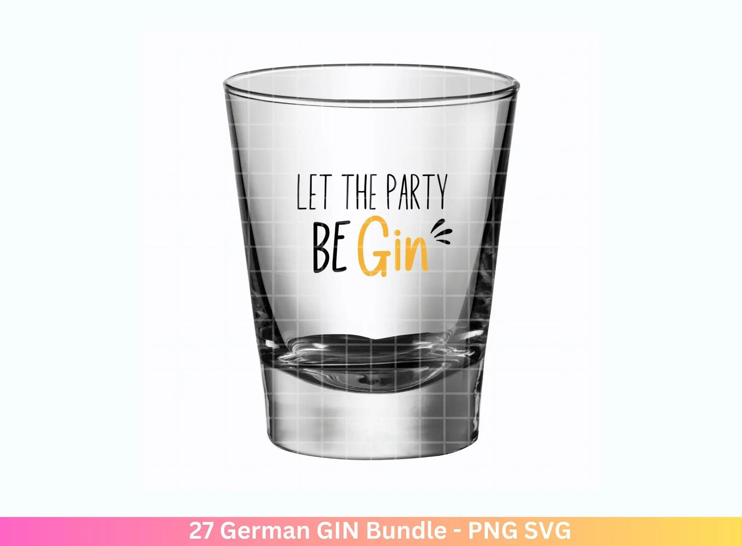 German Gin svg png Bundle - Ginsprüche svg - deutsche Sprüche svg - Alkohol svg - Cricut Silhouette Studio Plotterdatei SVG - Digital