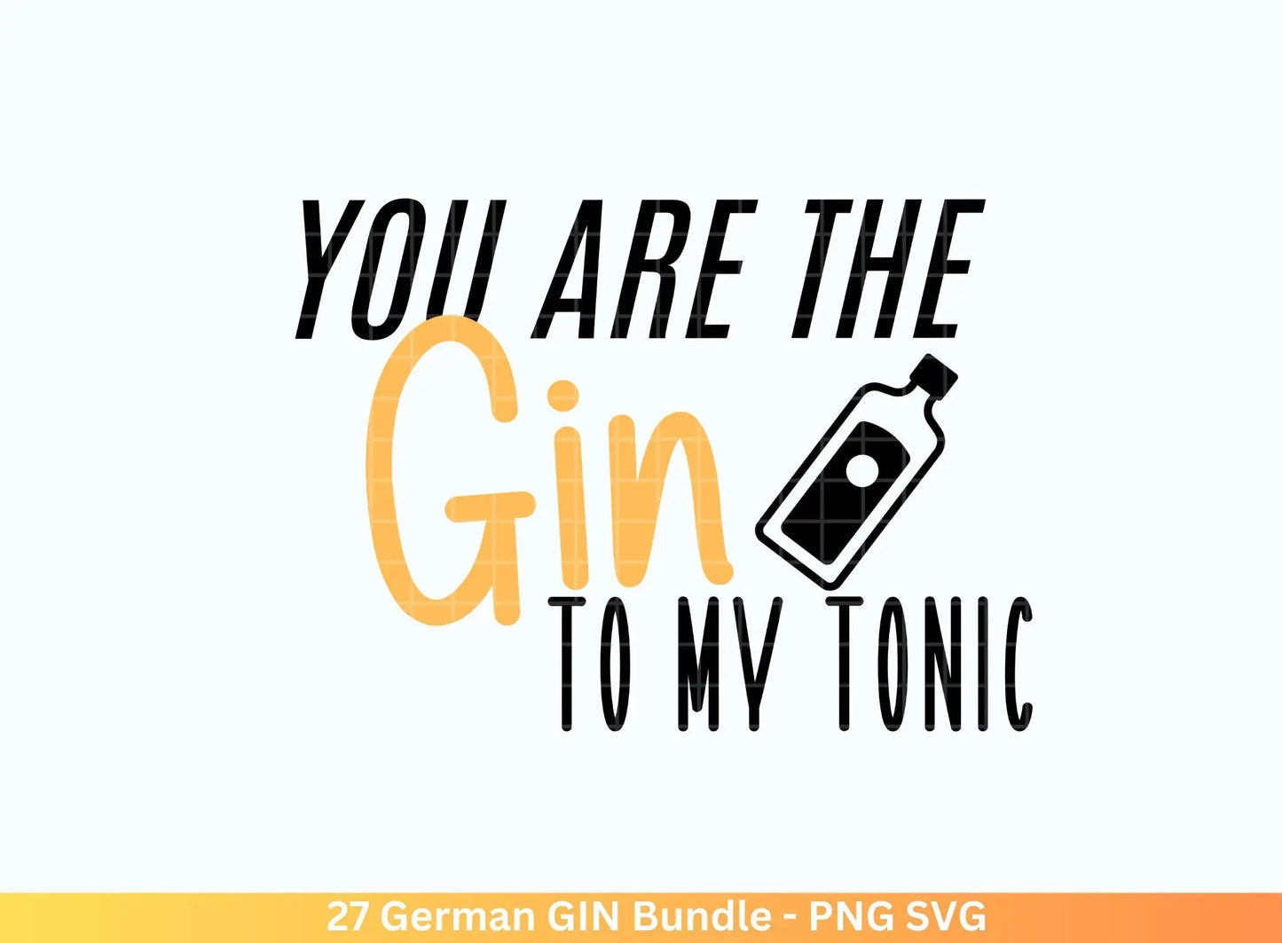 German Gin svg png Bundle - Ginsprüche svg - deutsche Sprüche svg - Alkohol svg - Cricut Silhouette Studio Plotterdatei SVG - Digital