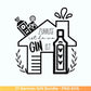 German Gin svg png Bundle - Ginsprüche svg - deutsche Sprüche svg - Alkohol svg - Cricut Silhouette Studio Plotterdatei SVG - Digital