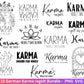 German Karma regelt das svg png Bundle - Karma regelt Plotterdatei - deutsche Sprüche svg - Shirt Design Svg - Cricut Silhouette Studio