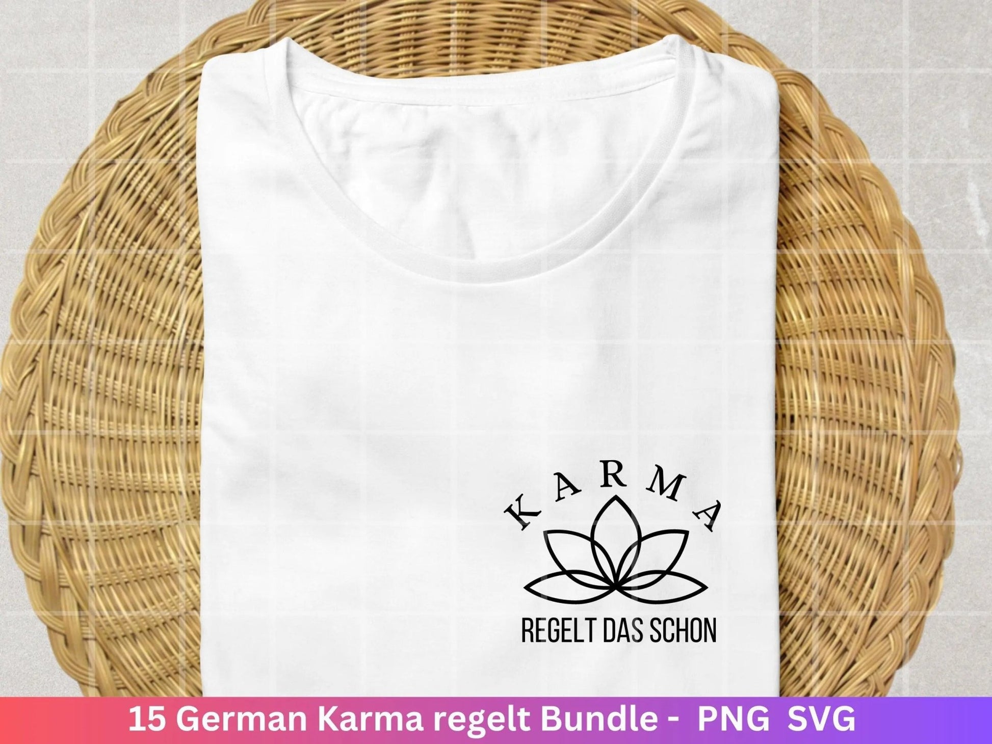 German Karma regelt das svg png Bundle - Karma regelt Plotterdatei - deutsche Sprüche svg - Shirt Design Svg - Cricut Silhouette Studio