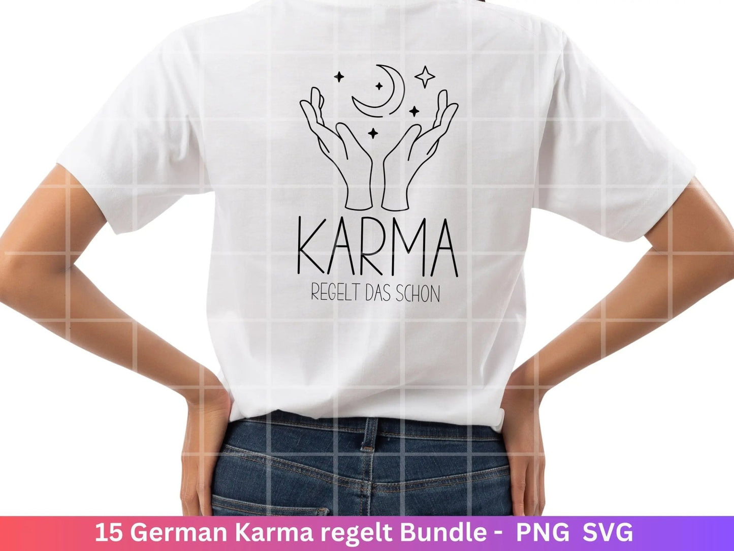 German Karma regelt das svg png Bundle - Karma regelt Plotterdatei - deutsche Sprüche svg - Shirt Design Svg - Cricut Silhouette Studio