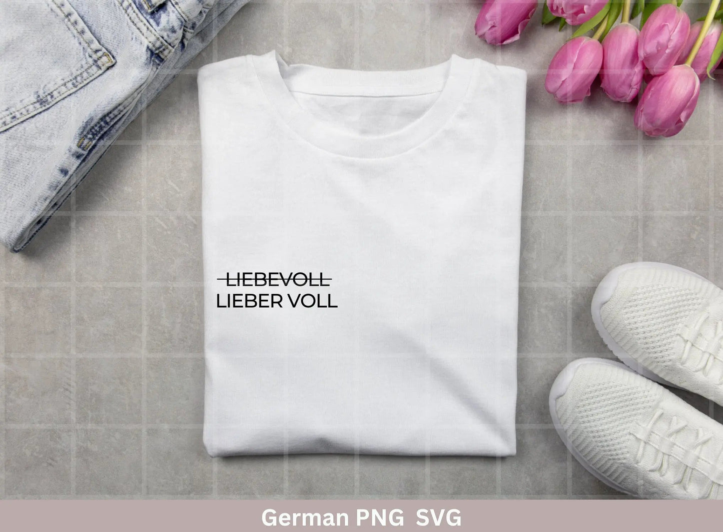 German Lieber voll als liebevoll Plotterdatei - Shirt Svg Png - Cricut Silhouette Studio Plotterdatei - Lustiger Spruch svg - Shirtdesign