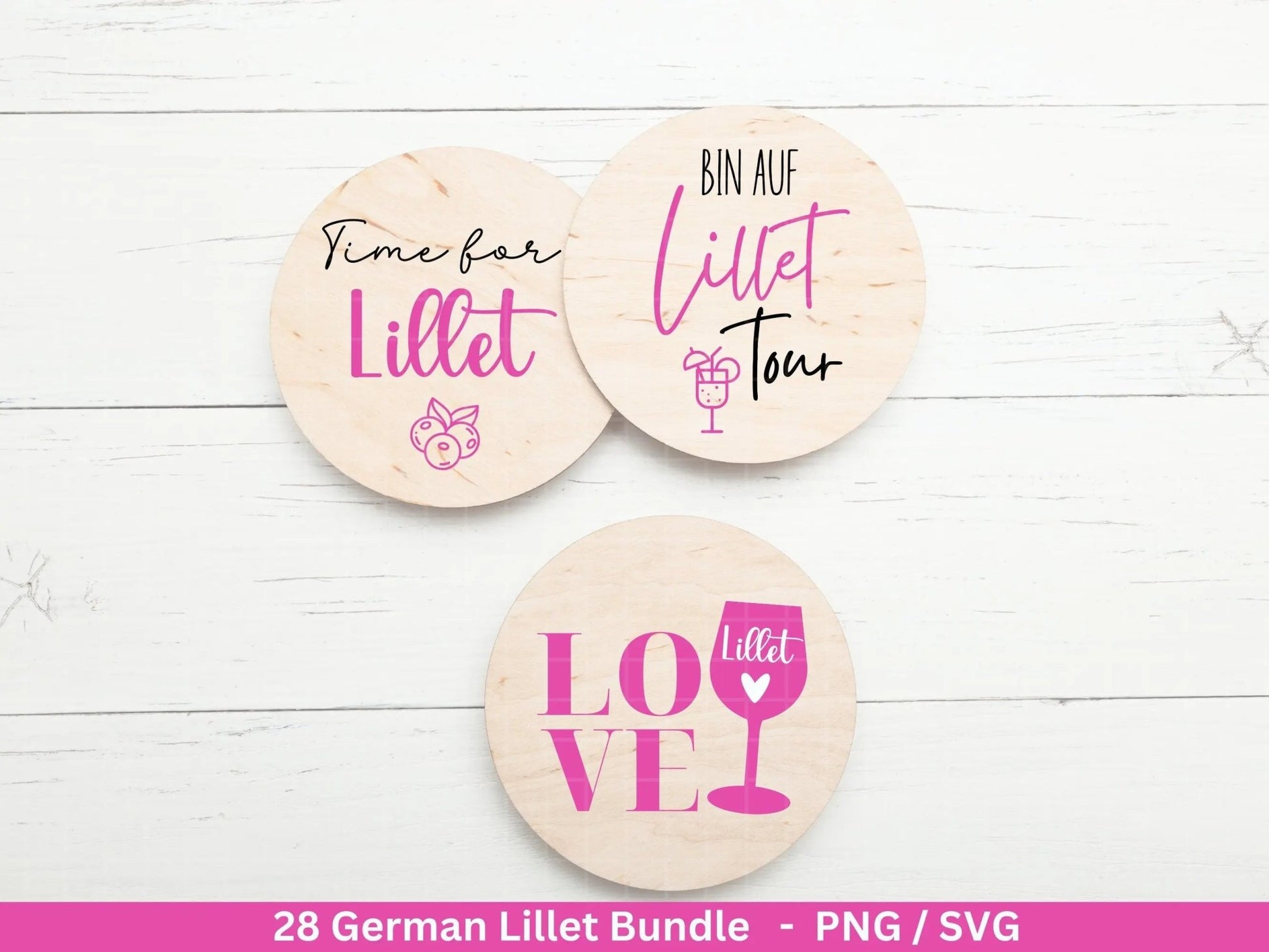 German Lillet svg png Bundle - Wildberry Lillet svg - Alcohol svg - Cricut Silhouette Studio Plotterdatei SVG - Digital - Shirt Design svg