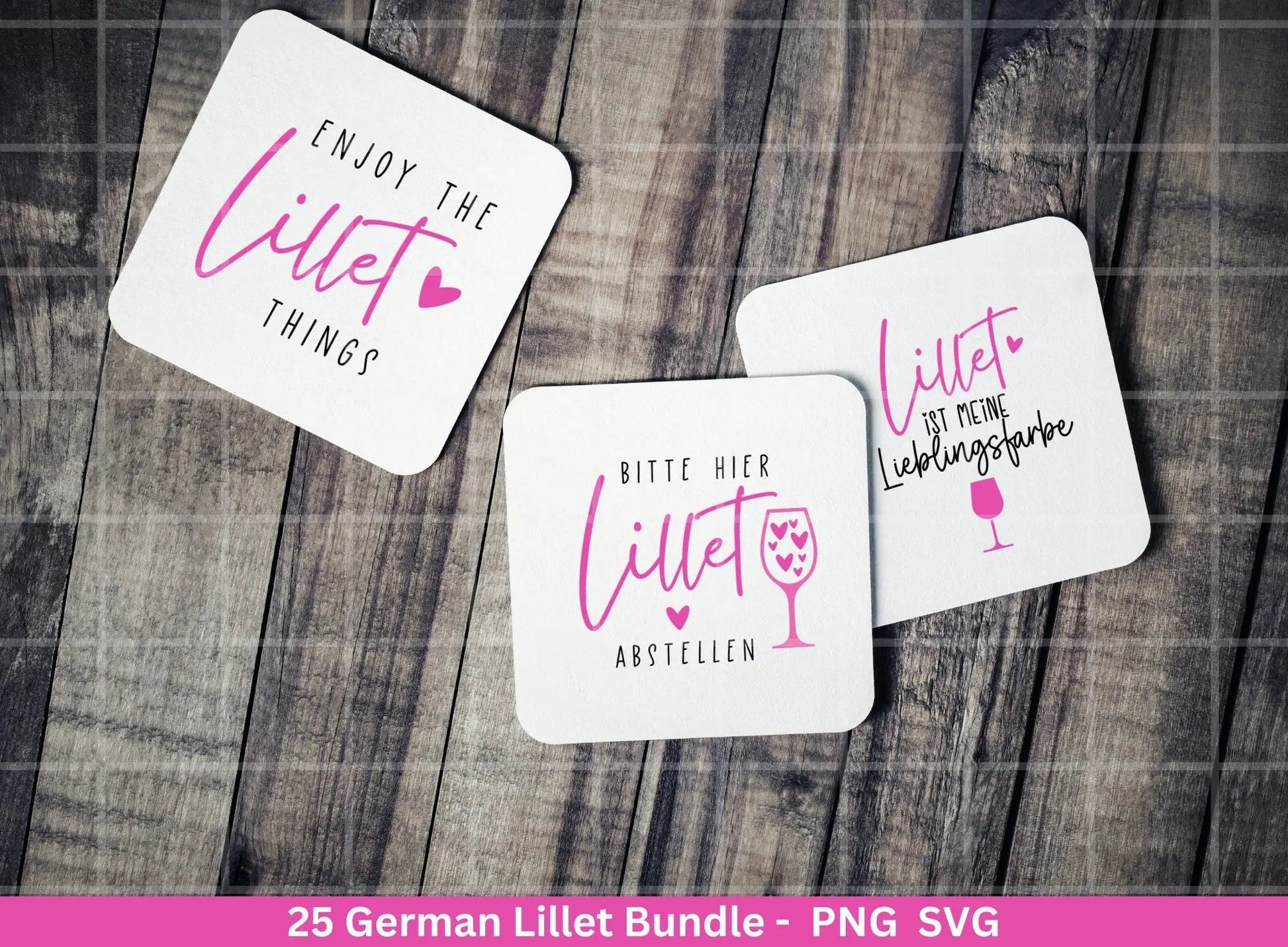 German Lillet svg png Bundle - Wildberry Lillet svg - Alcohol svg - Cricut Silhouette Studio Plotterdatei SVG - Digital - Shirt Design svg