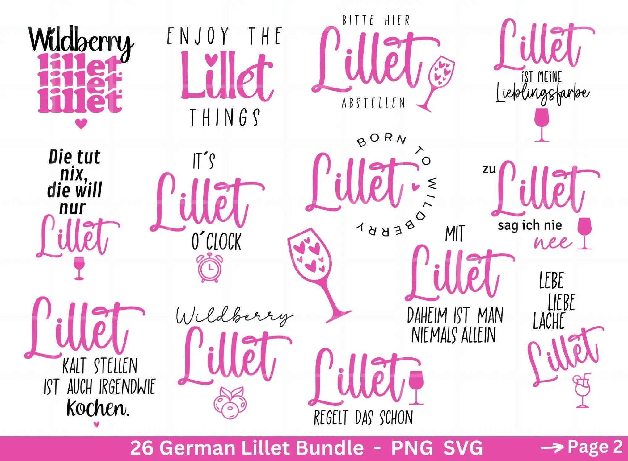 German Lillet Plotterdatei Bundle online kaufen