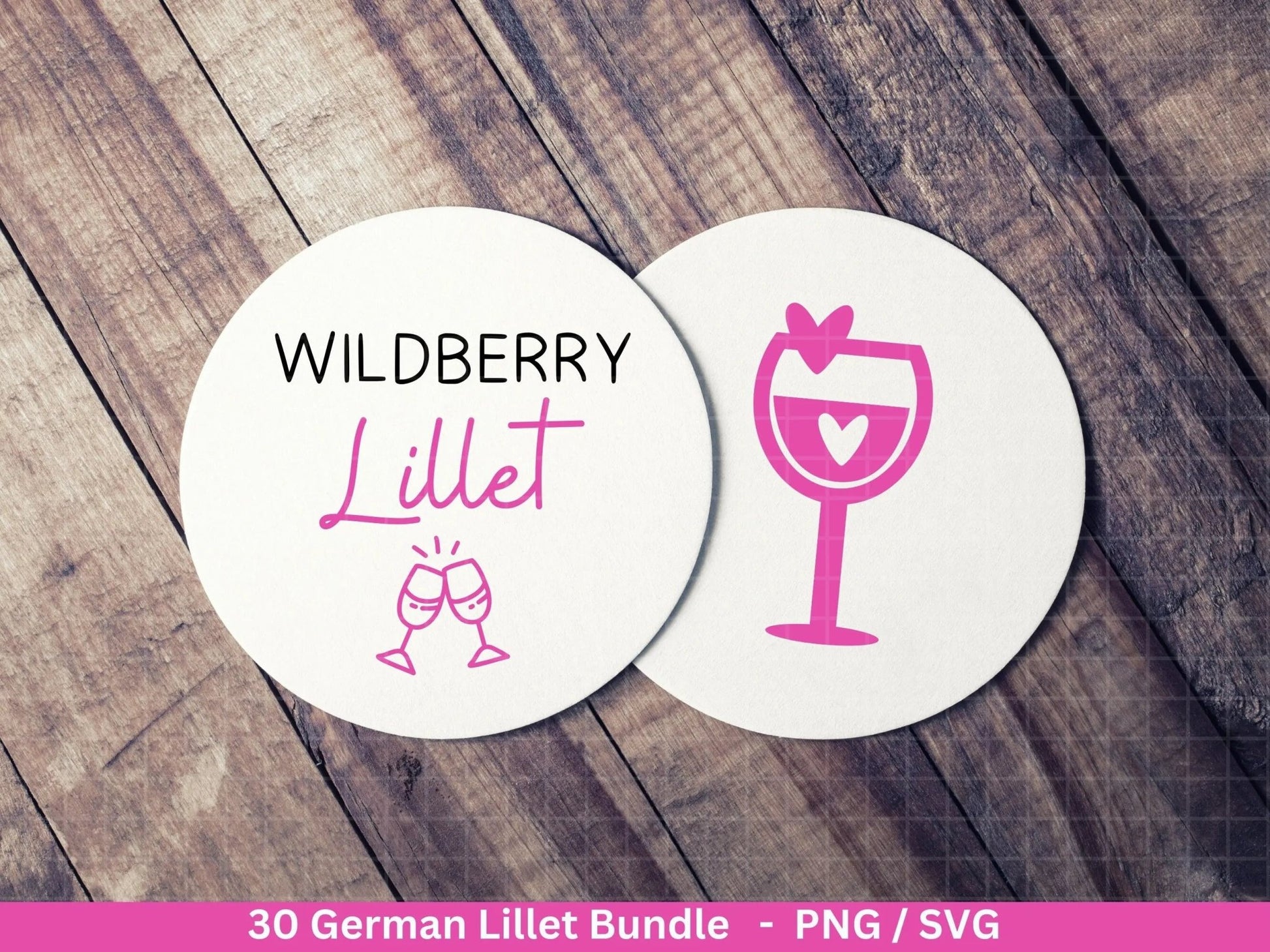 German Lillet svg png Bundle - Wildberry Lillet svg - Alcohol svg - Cricut Silhouette Studio Plotterdatei SVG - Digital - Shirt Design svg