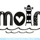 German Moin Plotterdatei - Maritim svg - Nautical Clipart - Leuchtturm svg - Möwen svg - Wilkommen im Norden svg - Cricut Silhouette Studio