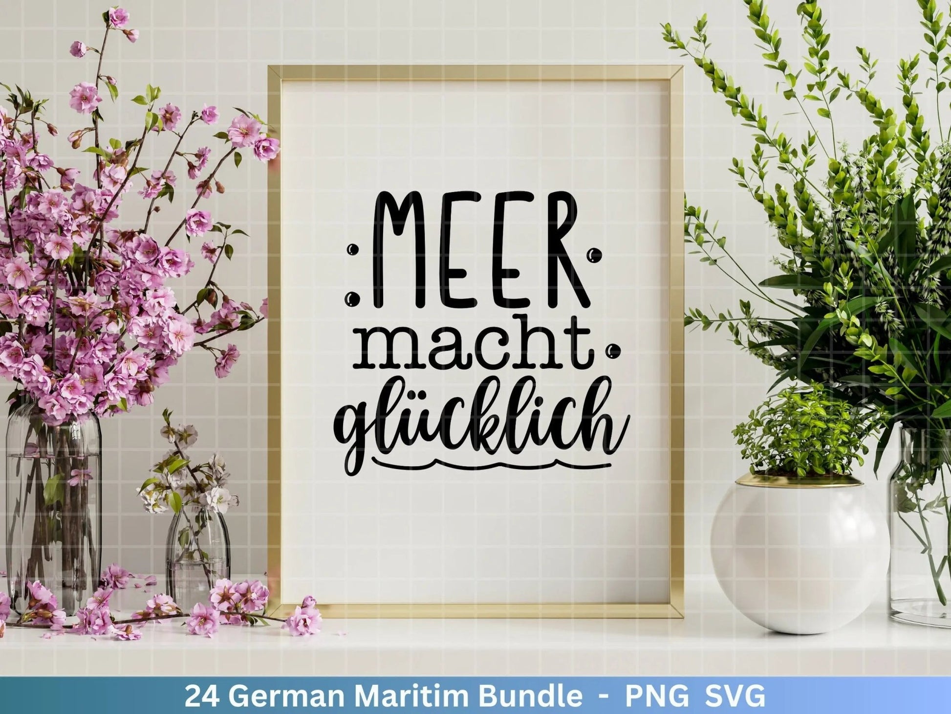 German Nautical Bundle - Moin Plotterdatei - Maritim svg - Nautical Clipart - Leuchtturm svg - Möwen svg - Wilkommen im Norden svg - Cricut