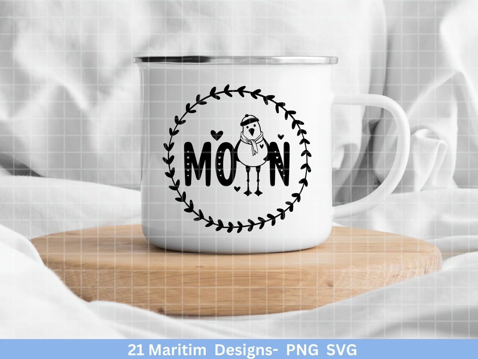 German Nautical Bundle - Moin Plotterdatei - Maritim svg - Nautical Clipart - Leuchtturm svg - Möwen svg - Wilkommen im Norden svg - Cricut