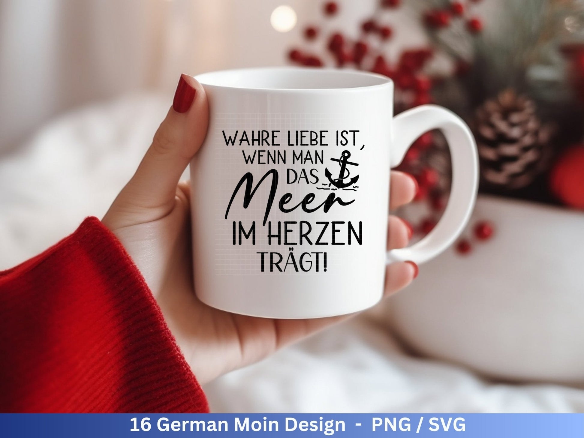 German Nautical Bundle - Moin Plotterdatei - Maritim svg - Nautical Clipart - Leuchtturm svg - Möwen svg - Wilkommen im Norden svg - Cricut